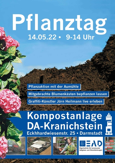 Pflanztag am 22.05.2022 in der Kompostanlage Darmstadt-Kranichstein