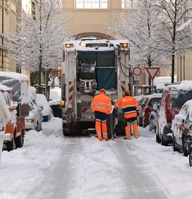 Witterungsbedingte Einschränkungen bei der Abfallentsorgung
