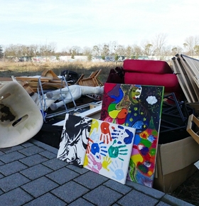 Tatort Containerstandort oder Park: