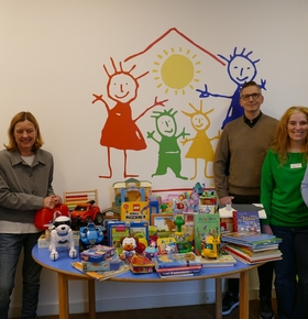 Spielzeug für die Kinderkliniken