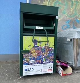 Abzug von Containerstandplatz